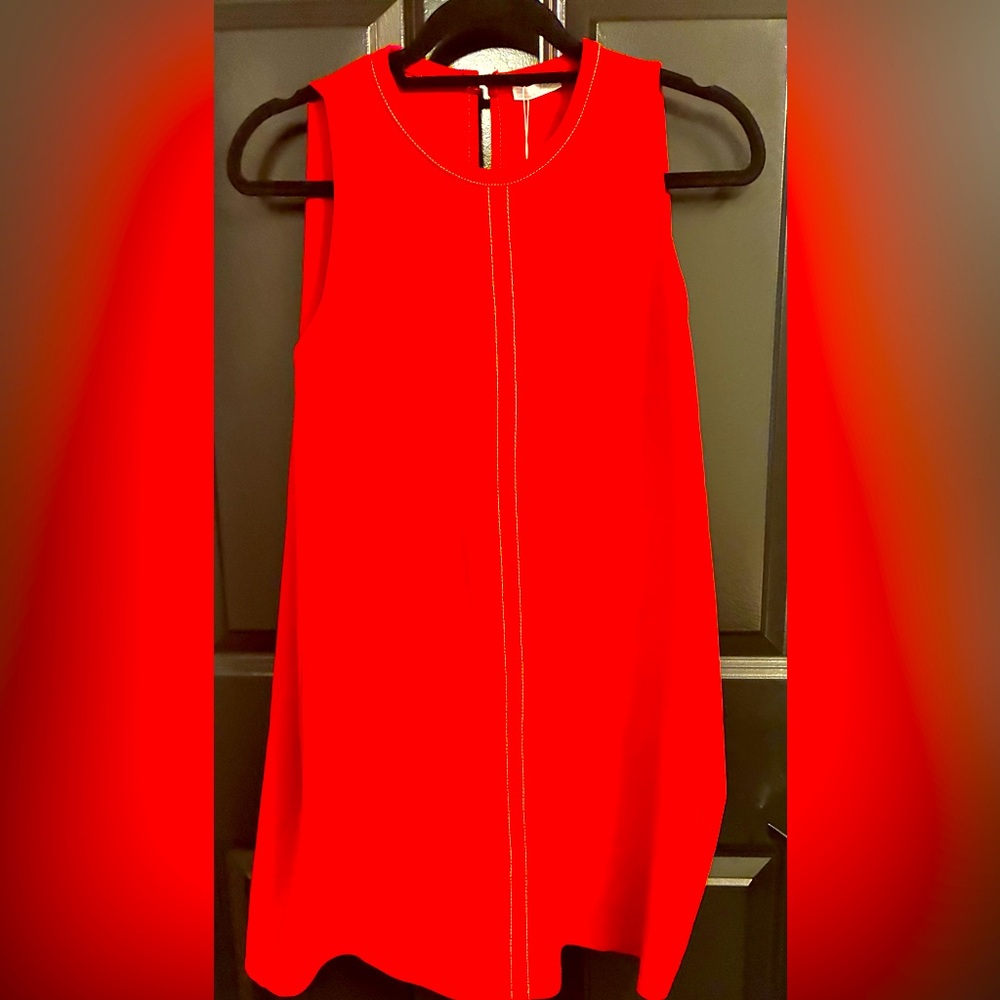 Brand New Zara Sleeveless Red Dress. Size Md